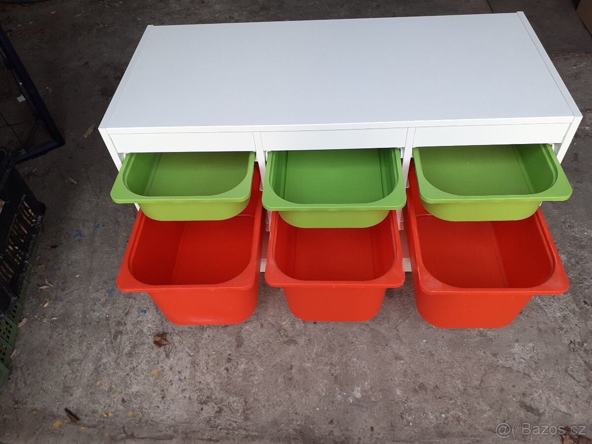Ikea úložná sestava Trofast včetně boxů - 4
