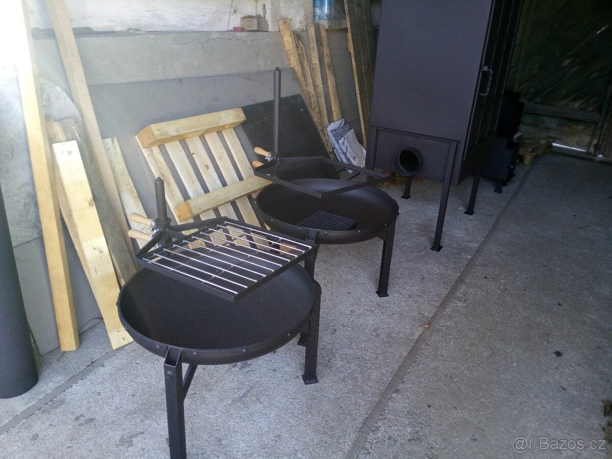 Přenosné ohniště - gril - 4