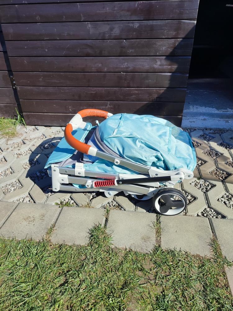 Nový sportovní kočárek (šedo-zelený) - 4