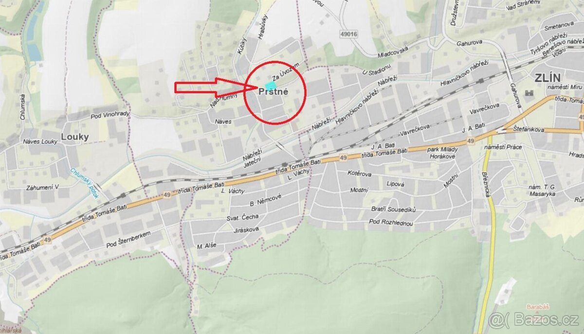 Prodám pozemky v k.ú. Prštné - 4