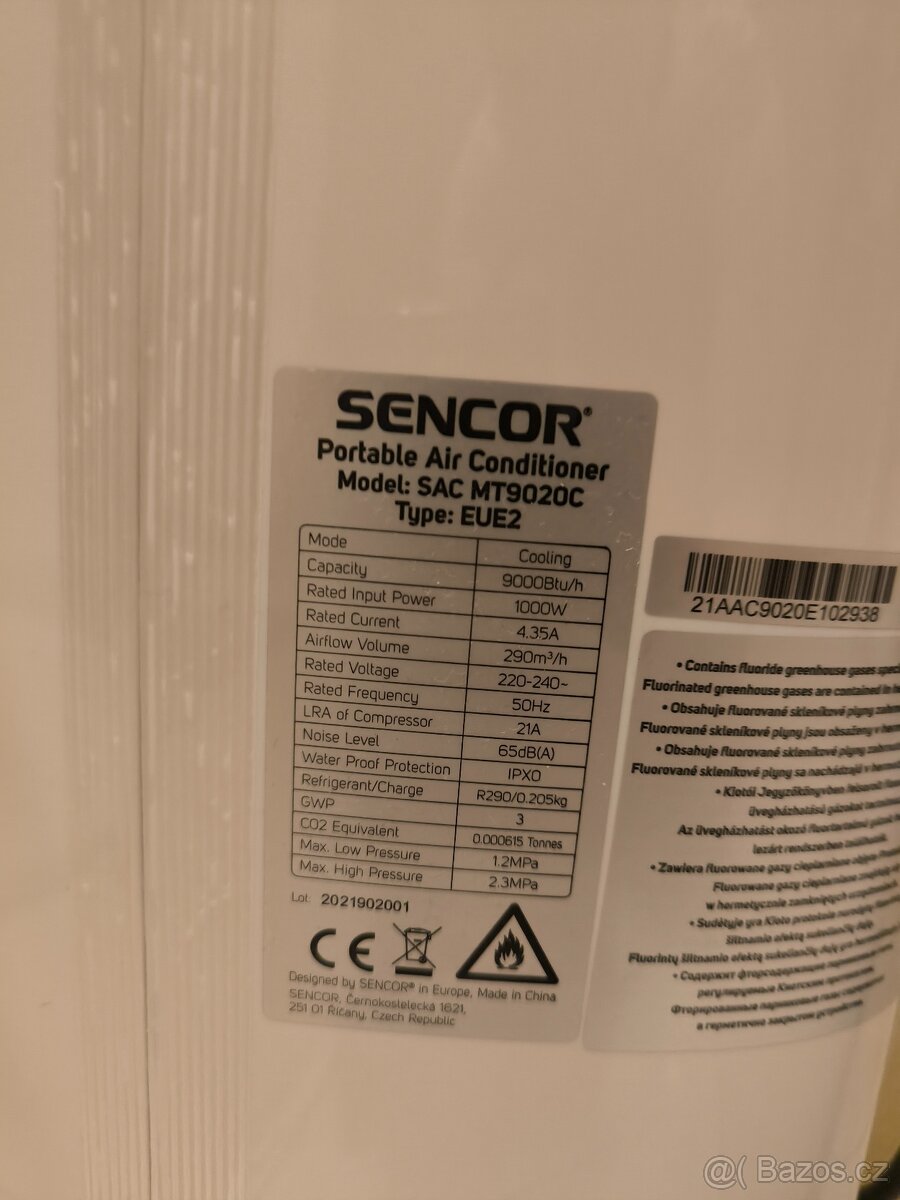 Mobilní klimatizace SENCOR SAC MT9020C - 4