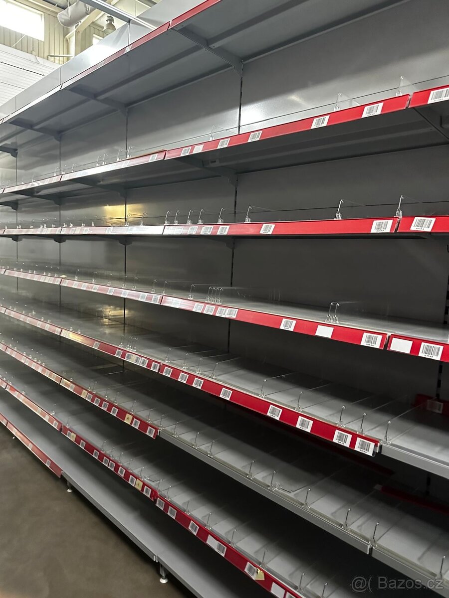 Plechové regály oboustranné - 4