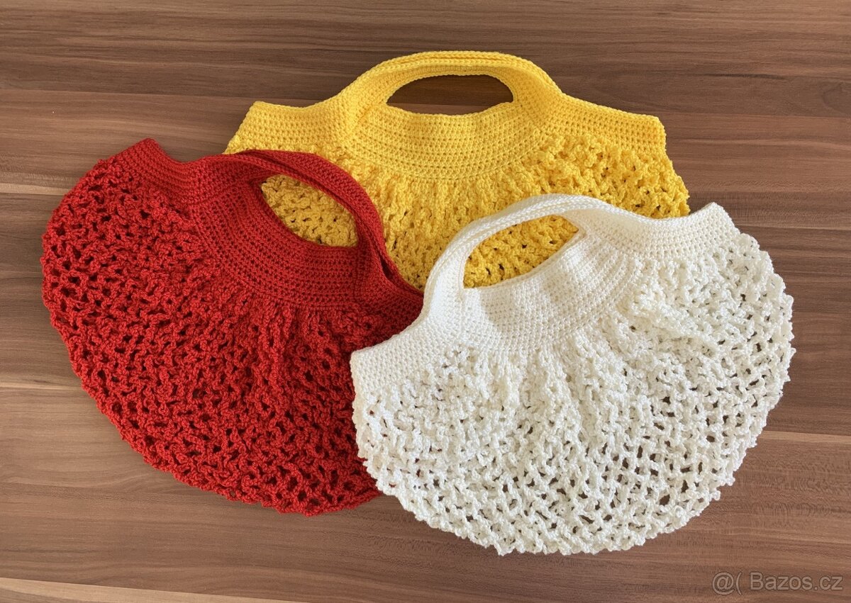 Háčkovaná síťovka, výběr z mnoha barev - doprava zdarma - 4