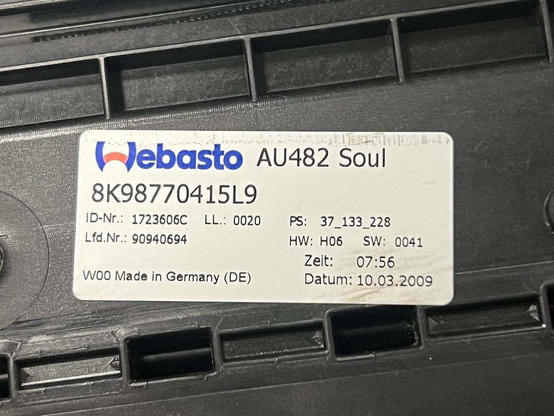 Panoramatické střešní okno 8K9877049A Audi A4 B8 8K alllroad - 4