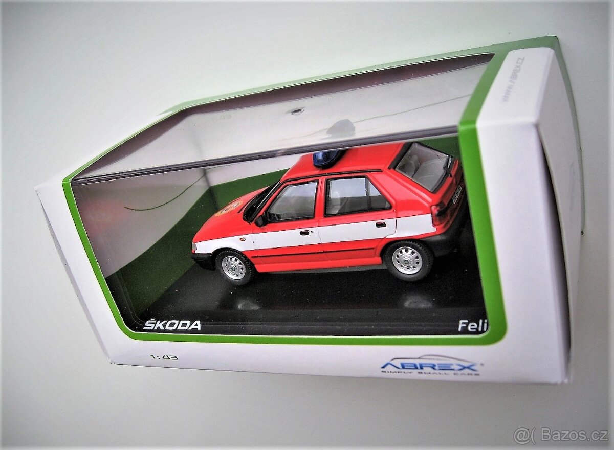 Model ŠKODA Felicia (1994) "HASIČI ČR" Abrex 1/43 - 4