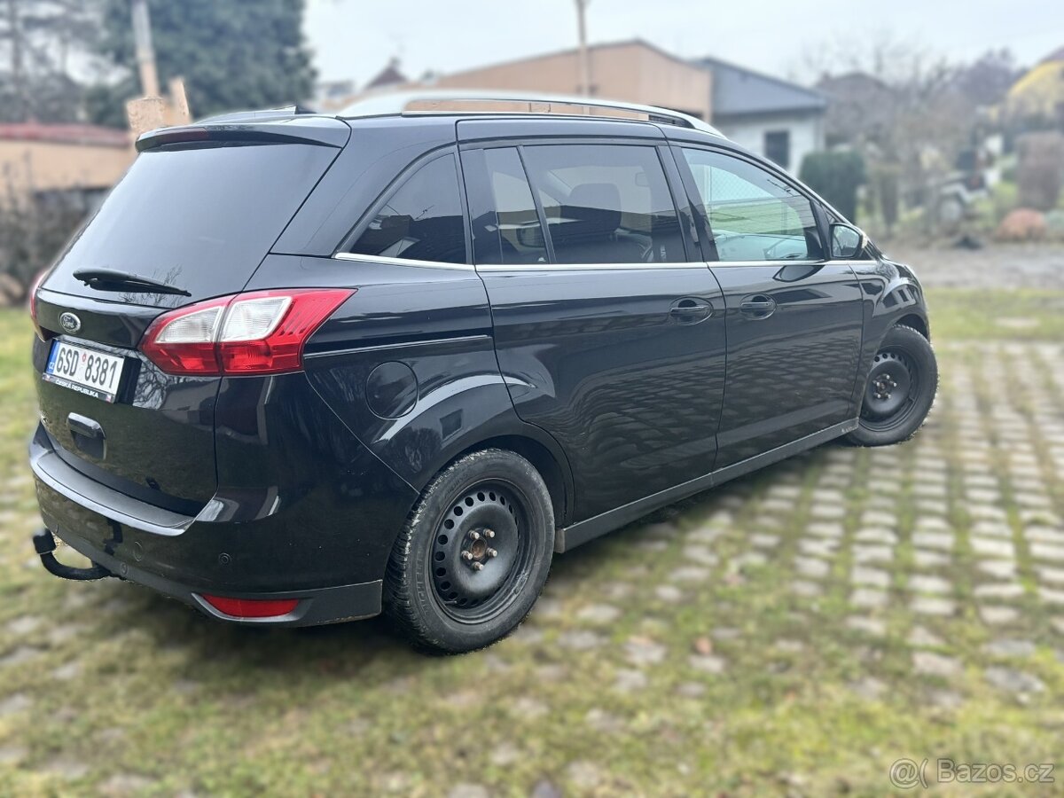 Grand C-Max 1.6TDci, 1.majitel v ČR, Tažné, 2012, Pěkný stav - 4