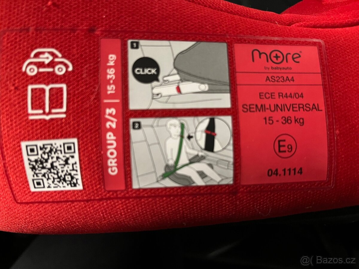 Podsedák 15-36kg s isofixem - 4