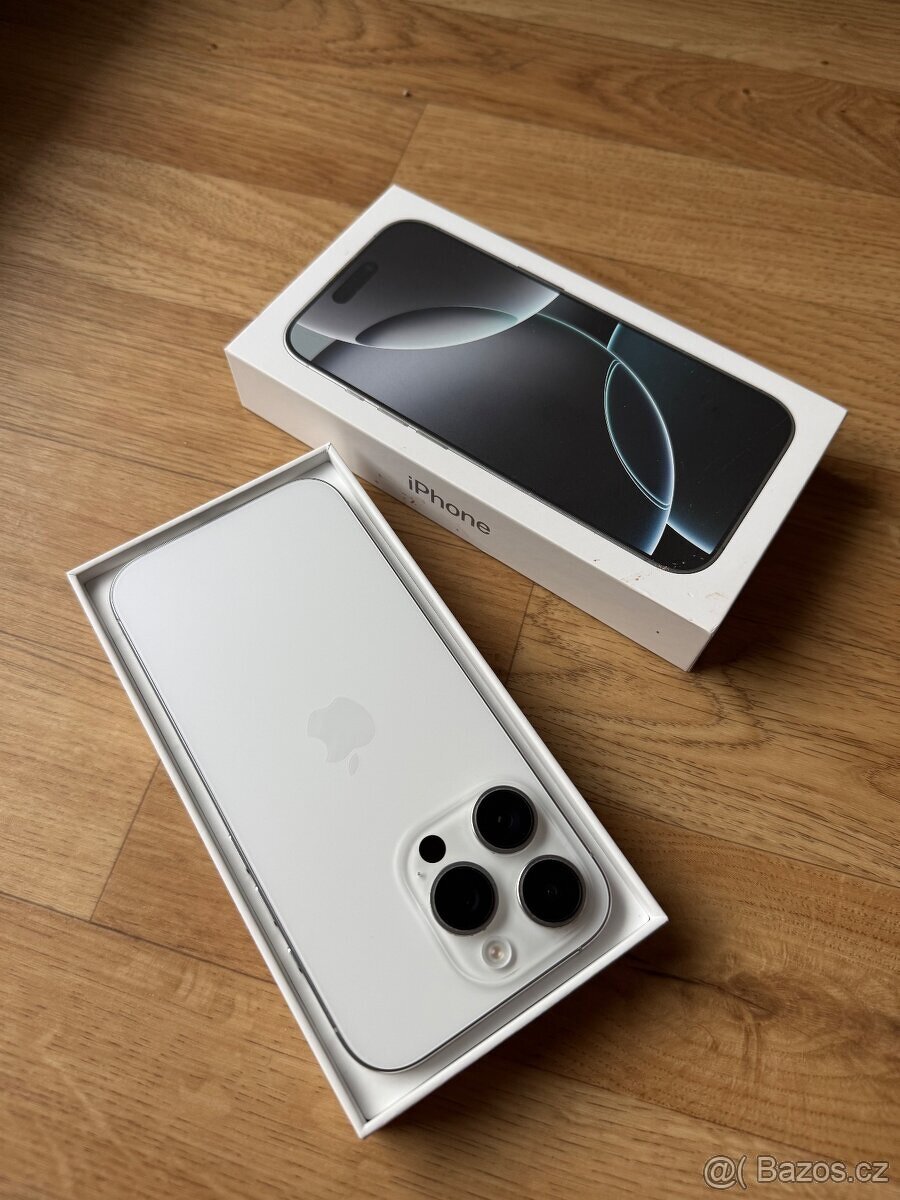 Apple iPhone 16 Pro 128GB bílý titan - 4