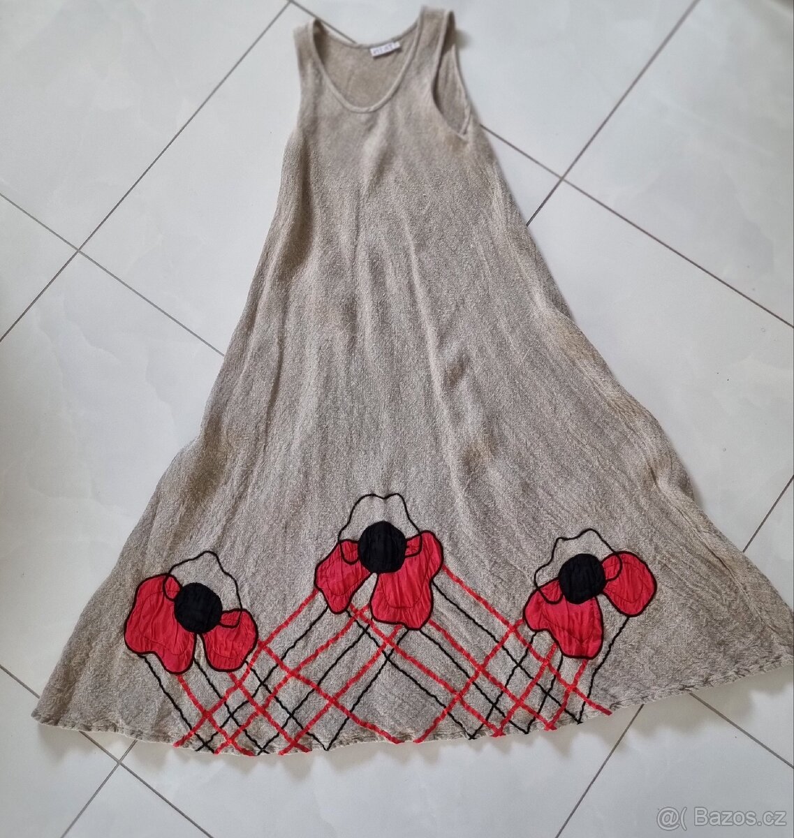 Šaty letní lněné - 4