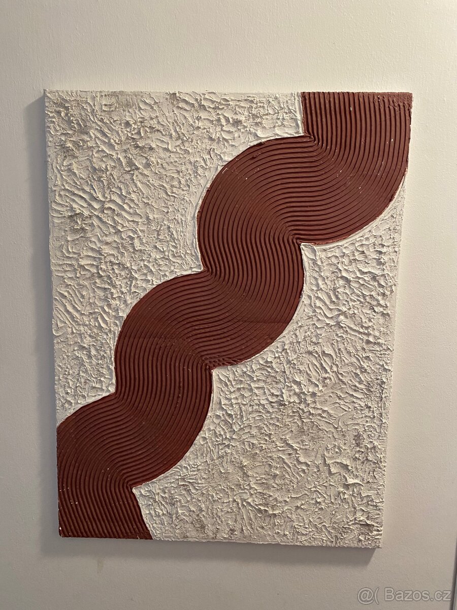 Ručně dělané texturované obrazy - 4