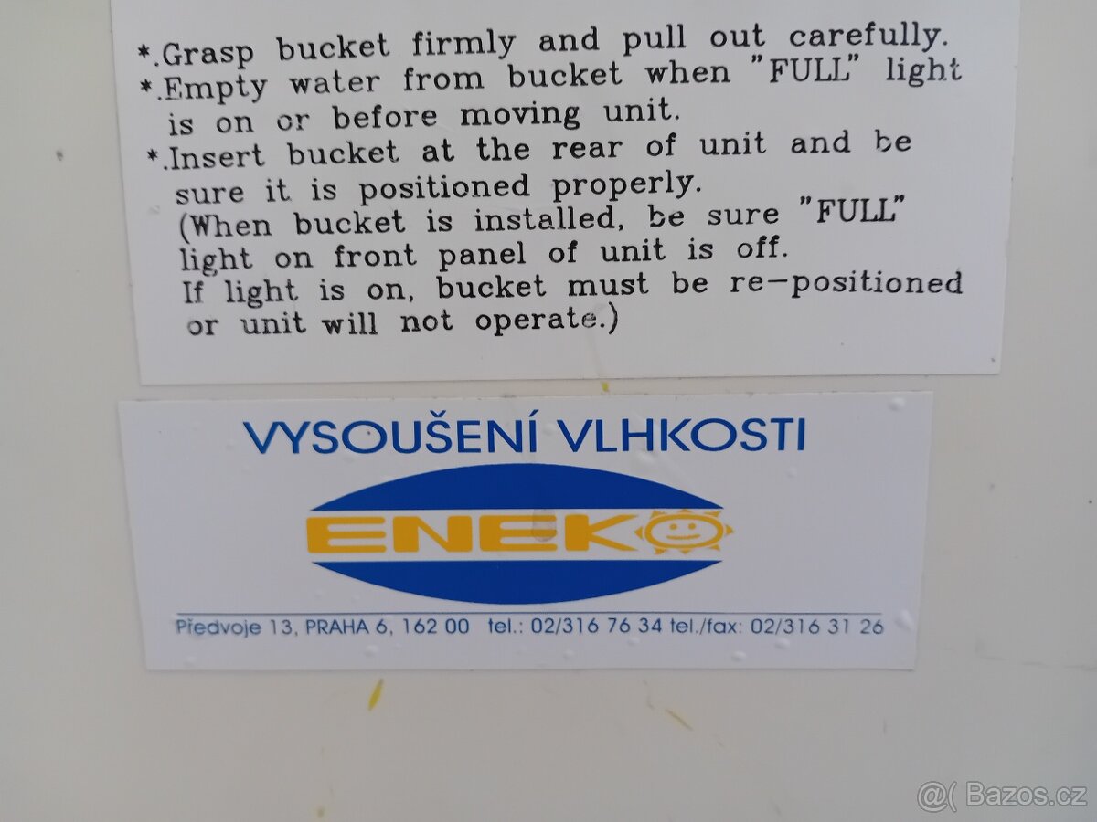 Vysoušeč vlhkosti. - 4