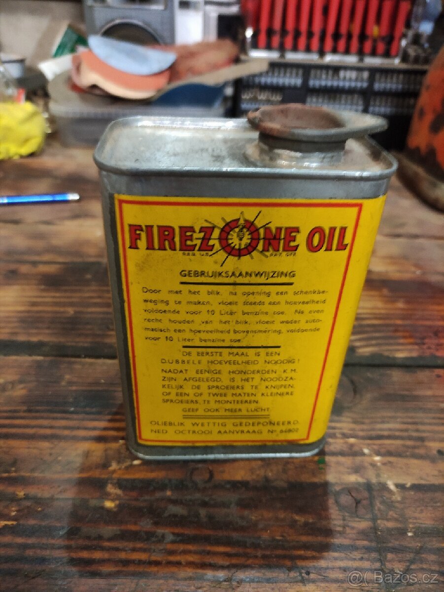 Plechovka od oleje firezone - 4