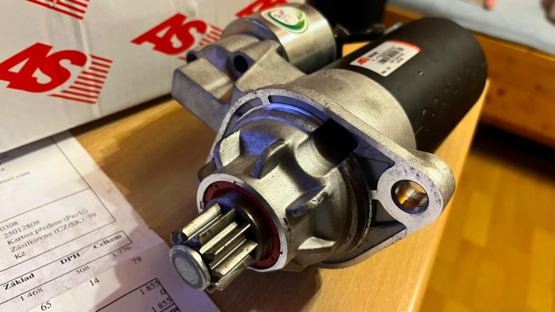 Nový startér AS S0248 - 02M911023A - 4