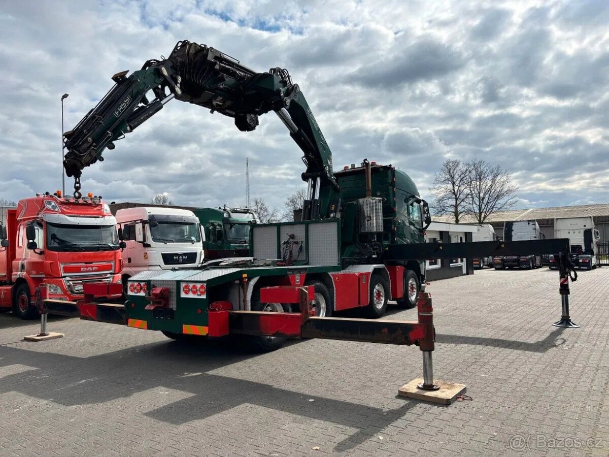 Volvo FH 500 - 8x4 – Tahač + HR-Fassi 1350 + Fly-Jib – EURO