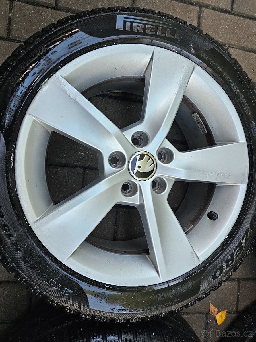 ALU kola zimní Škoda 5x100 Fabia III R16 Rapid - 4