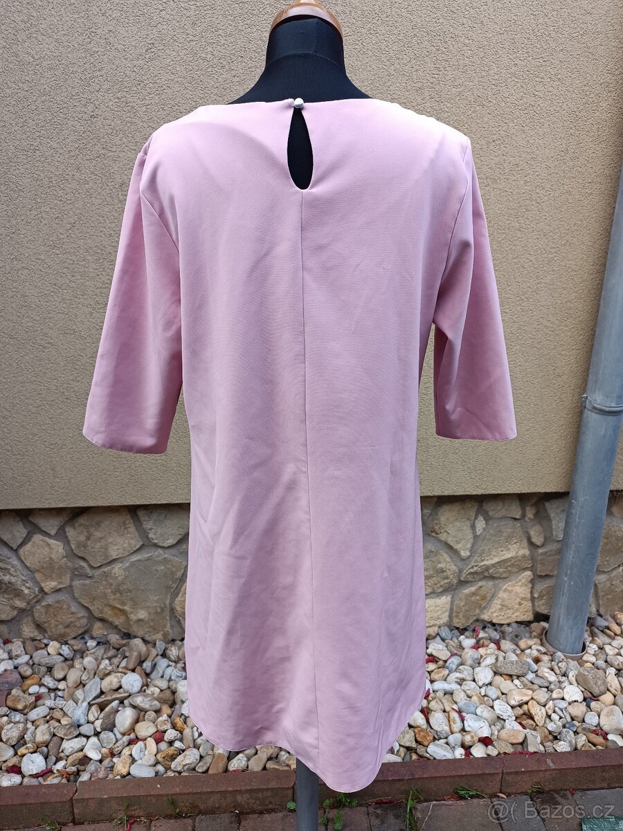 Světle růžové šaty vel.44 - 4