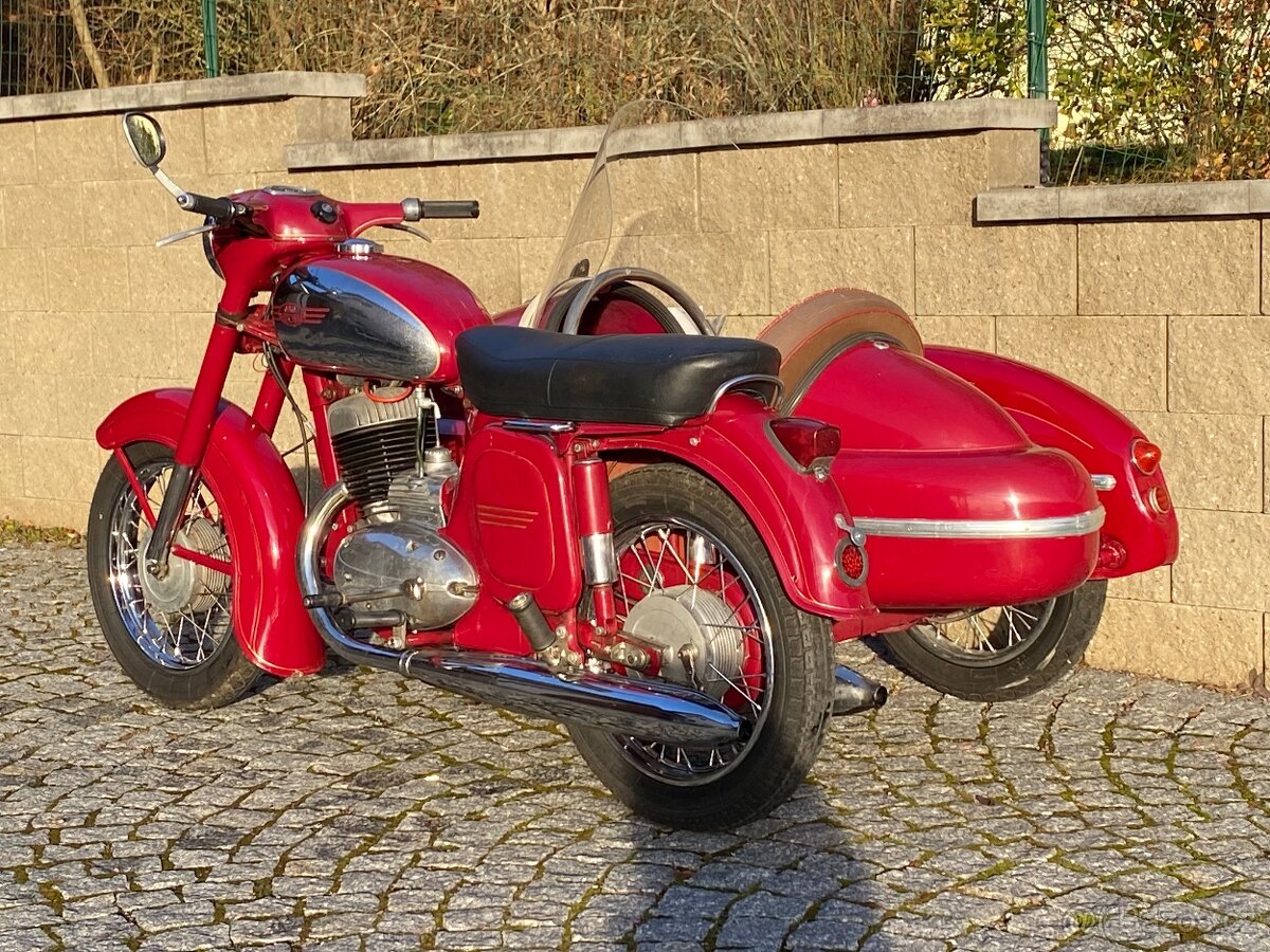 Jawa 250 velorex , sidecar - 4