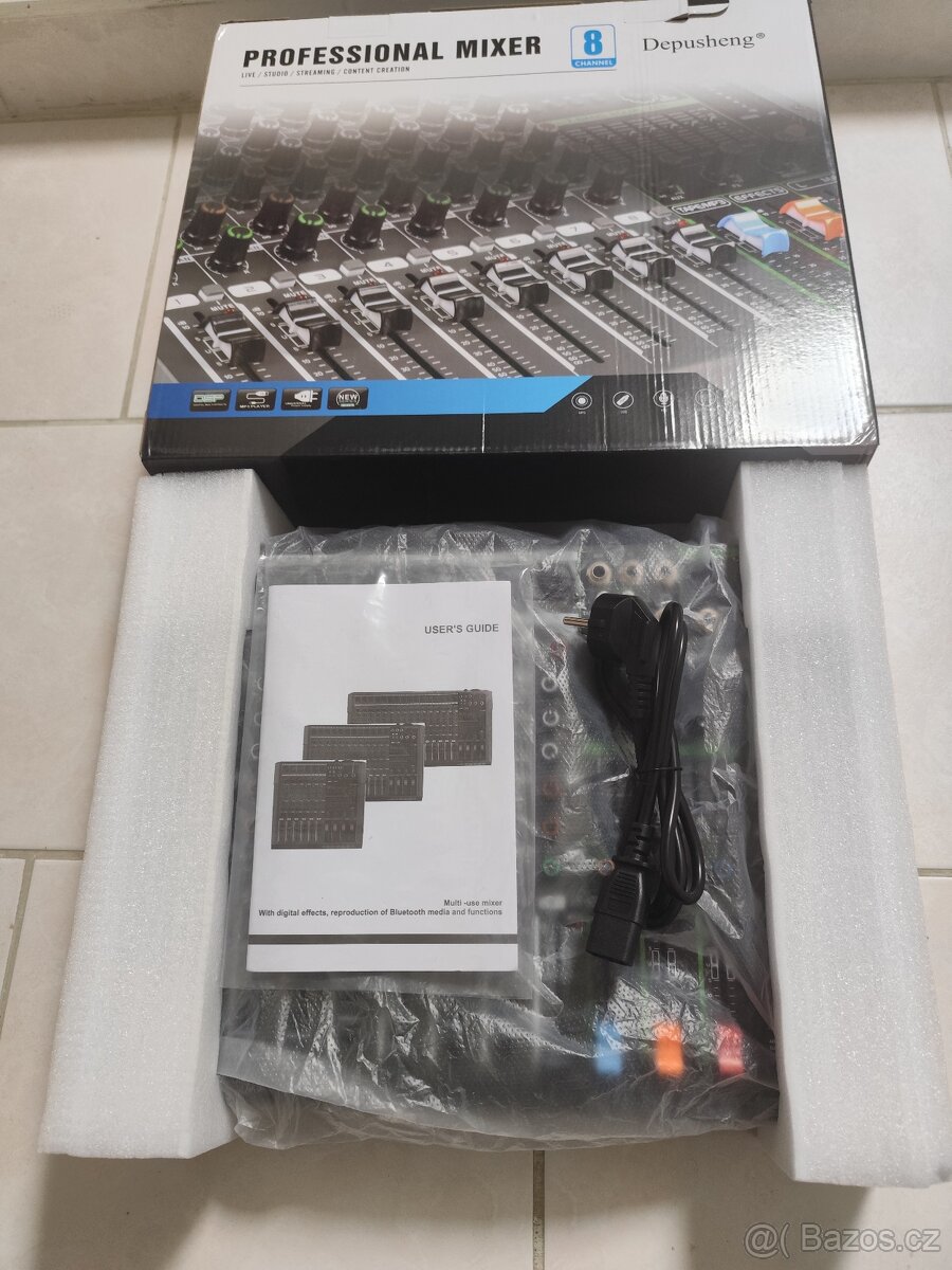 Prodám profesionál mixer+ 4ks bezdrátové mikrofony - 4