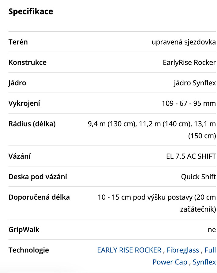 Sjezdové lyže juniorské Elan Formula 130 cm - 4