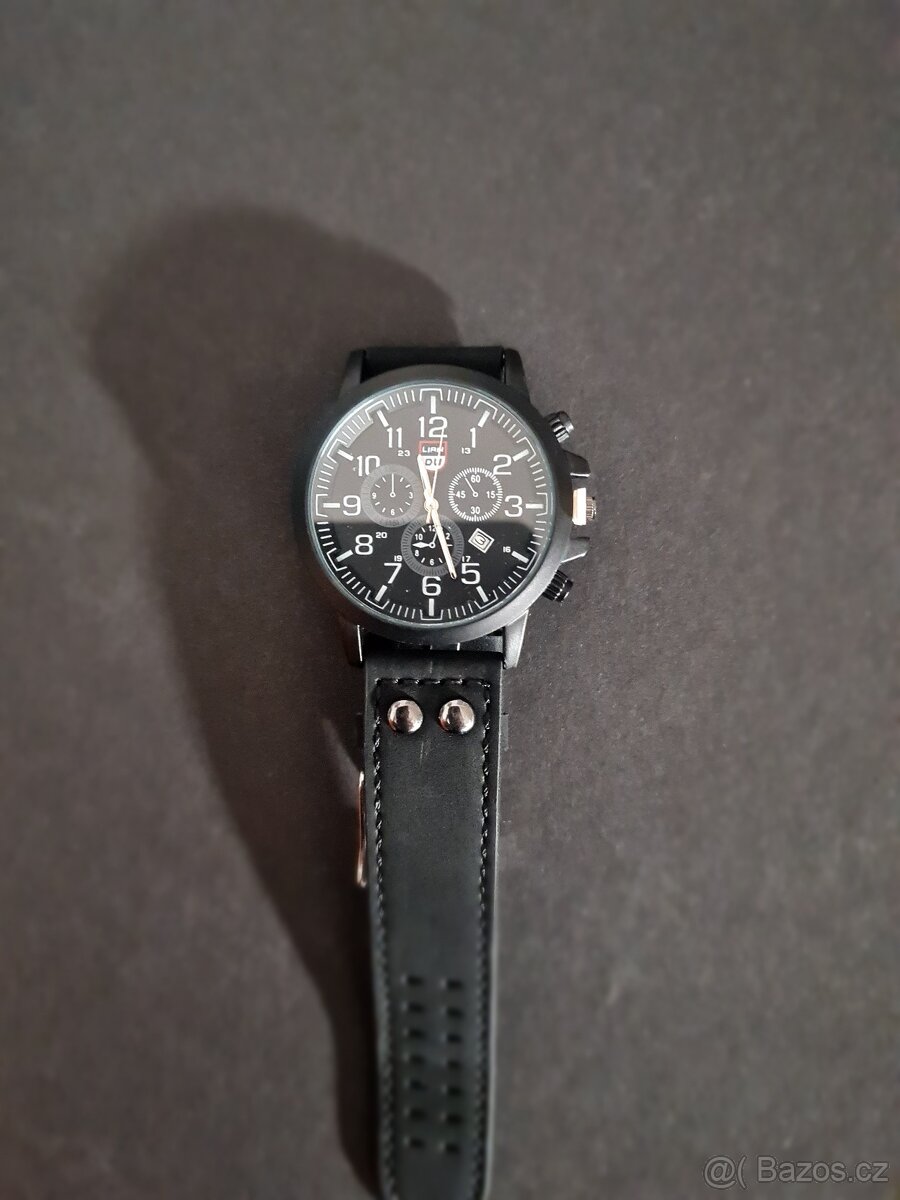 Nové hodinky + dárek kožený náramek č. 123 - 4