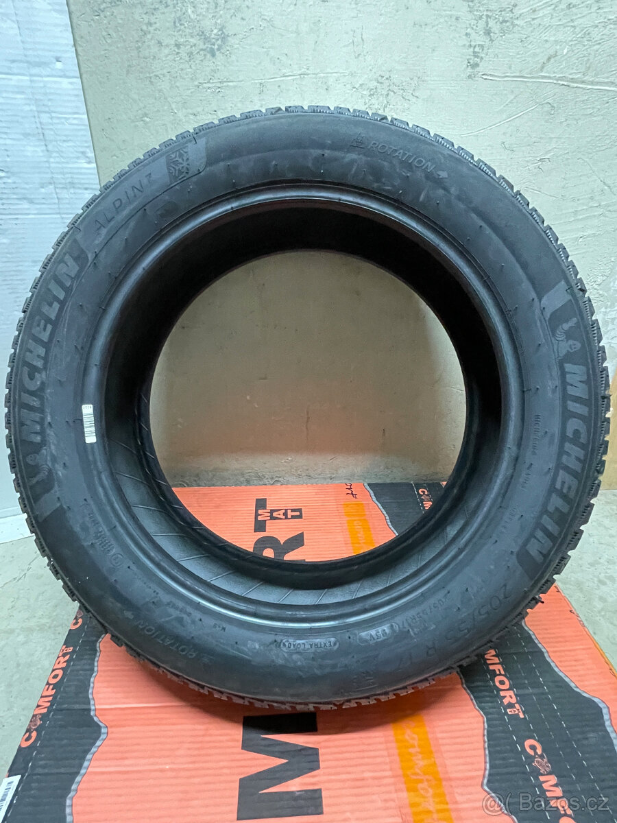 NOVÉ ZIMNÍ MICHELIN 205/55/17 95V XL DOT2024 - 4