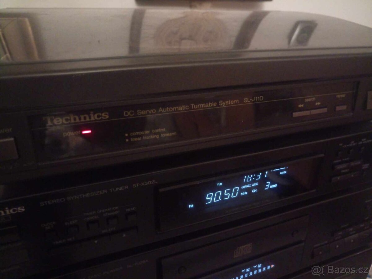 TECHNICS HiFi věž KOMPLET složeno z komponentů - stav 95%+ - 4