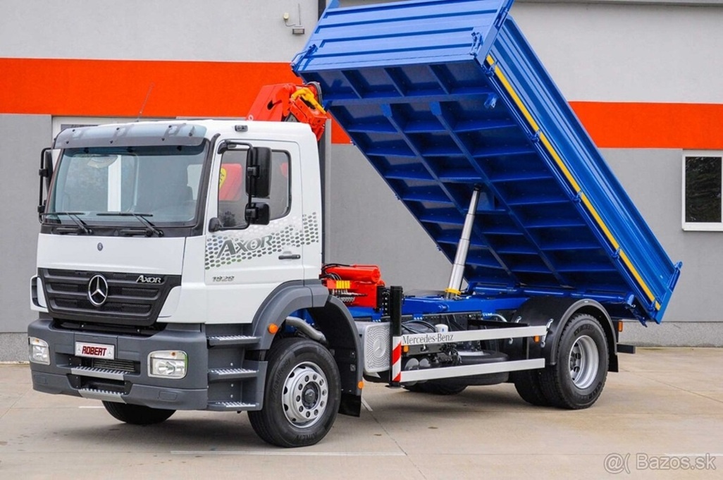 MERCEDES AXOR 1828 TŘÍSTRANNÝ SKLÁPĚČ HYDRAULICKÁ RUKA EU-4 - 4