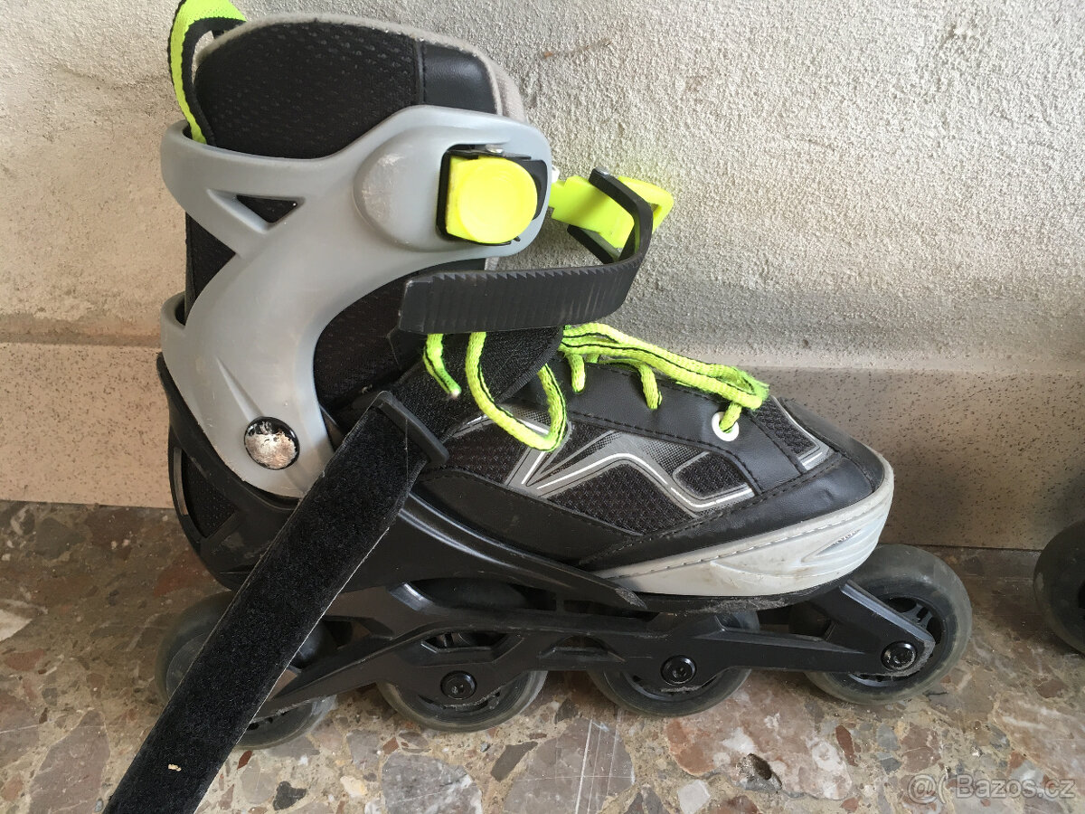 Dětské in-line brusle, dívčí, vel.35-38 - 4