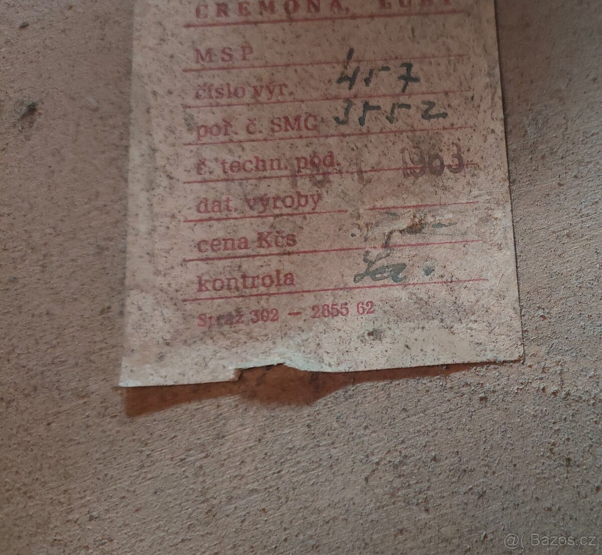 Cremona Gibson 457, 1963 - 4