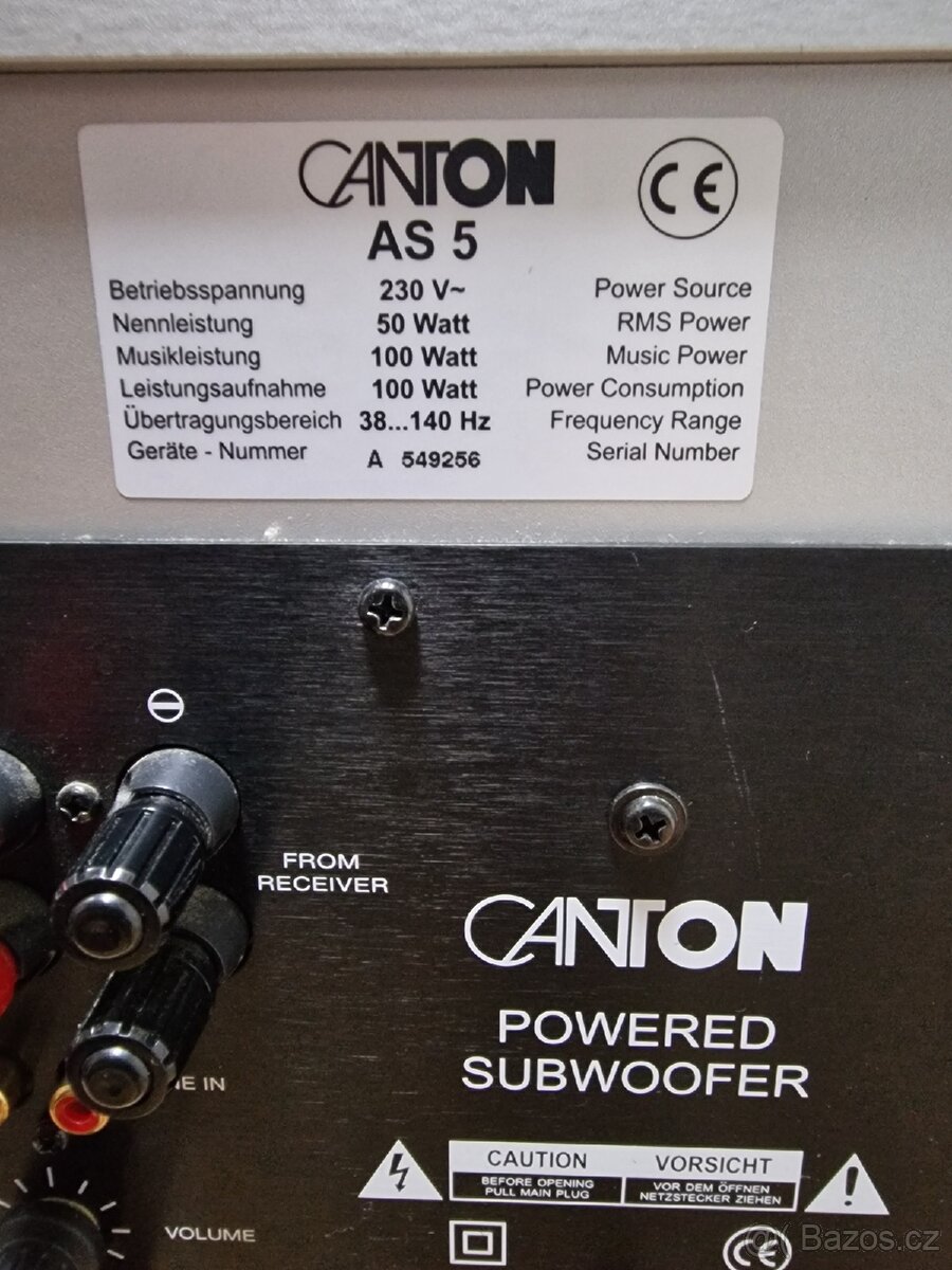 Aktivní subwoofer Canton AS 5 - 4