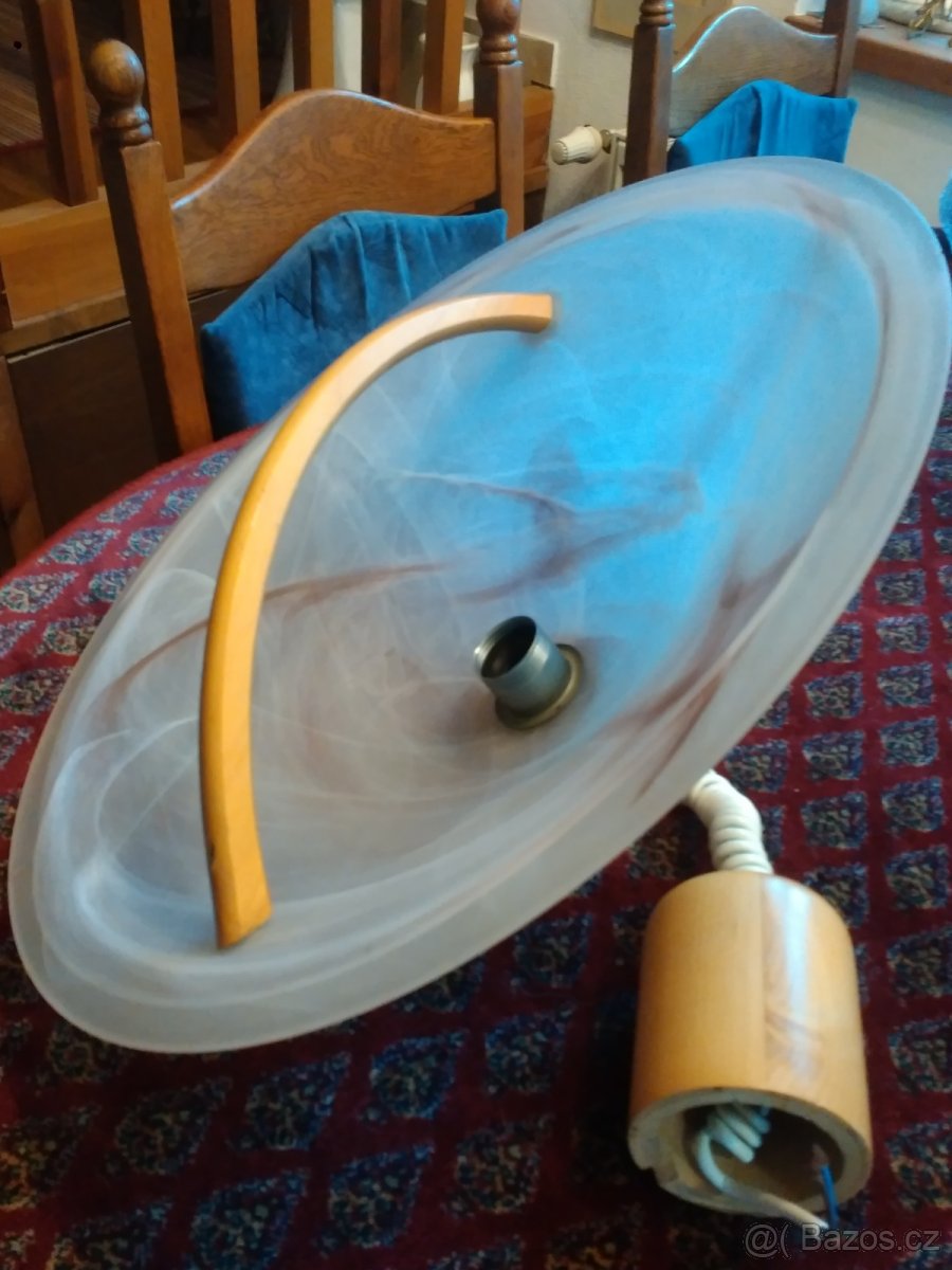 Stahovací lustr skleněný - 4