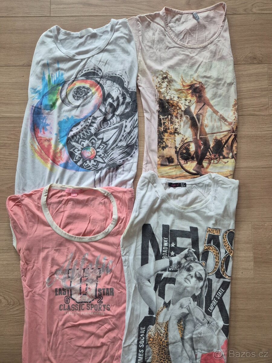 Dámská trika, triko, trička, sada, balík. - 4