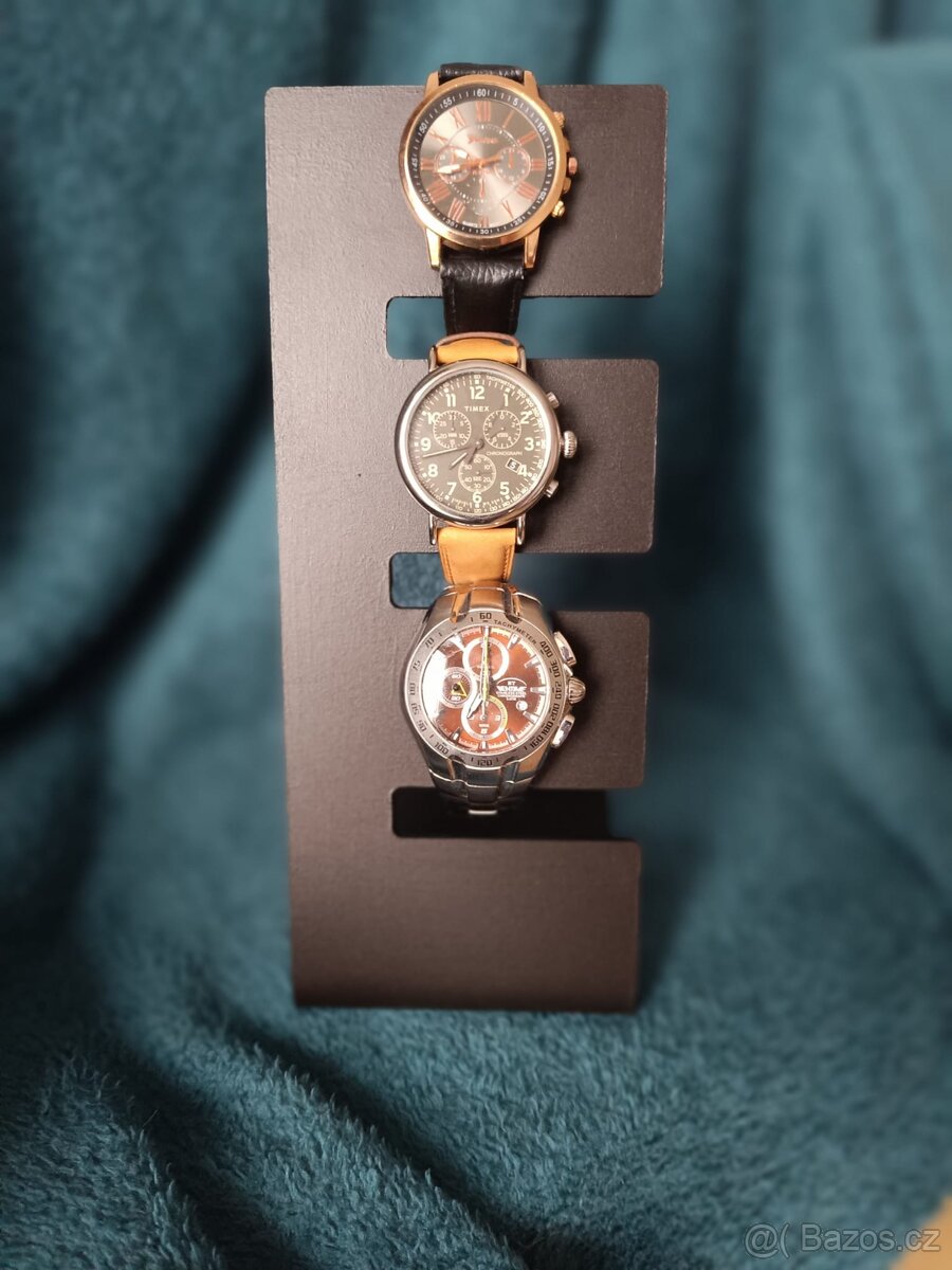 Stojan na hodinky kov černý matný - 4