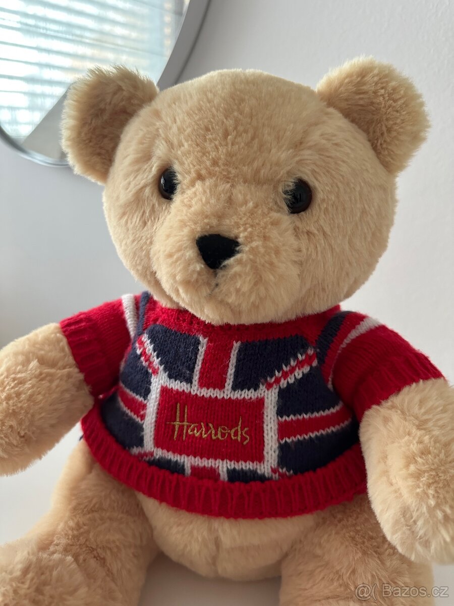 Plyšový medvěd Harrods, 30cm - 4