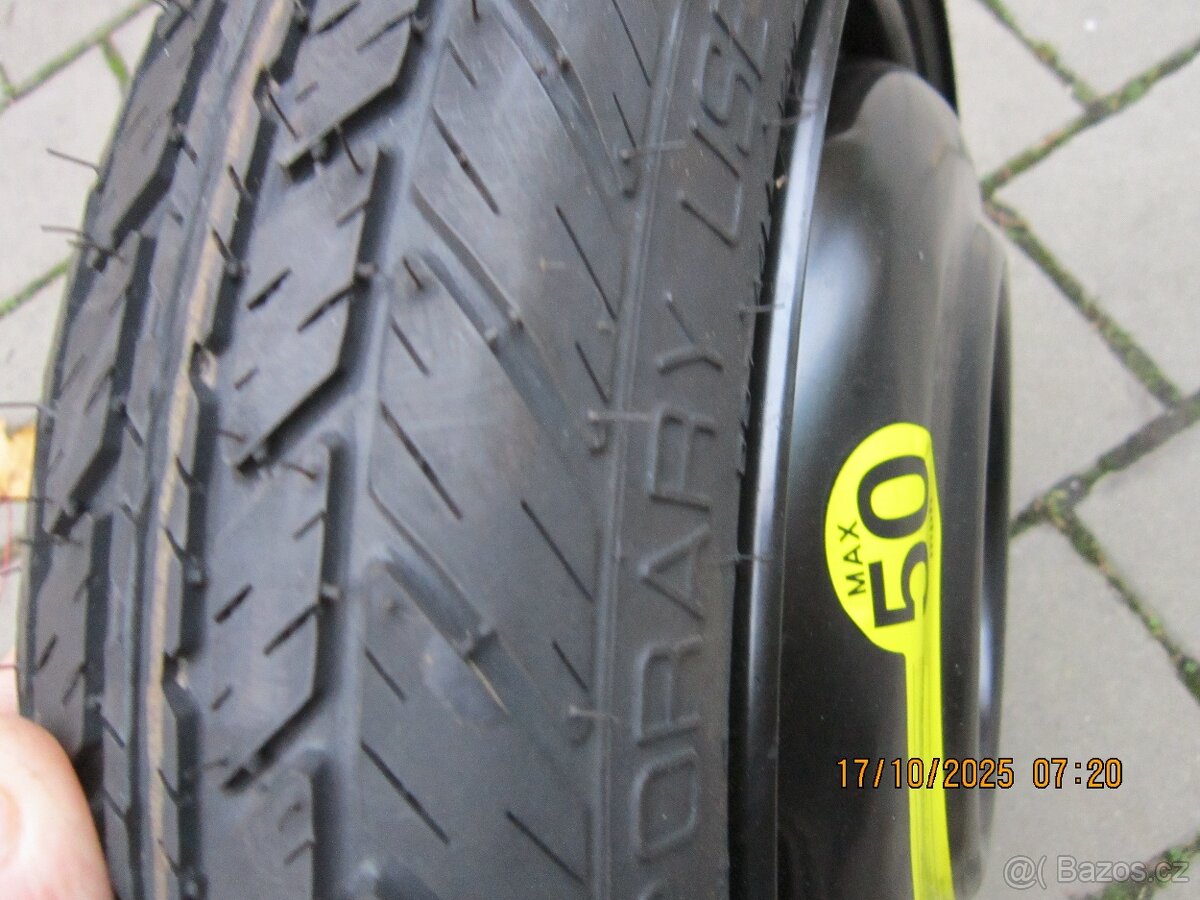 dojezdové kolo 115/70 R15 4x114,3 - 4