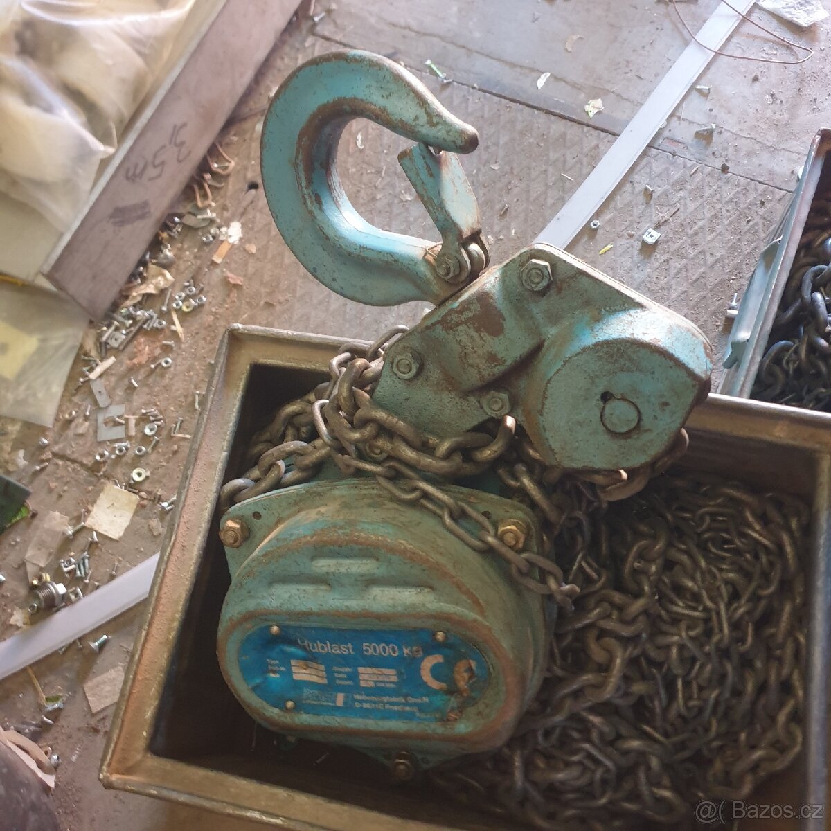Řetězový kladkostroj 5 tun 8 m - 4