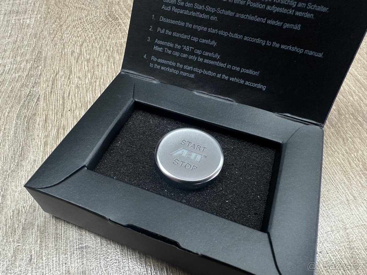 Doplňky ABT - startovací tlačítko, středovky, krytky - 4