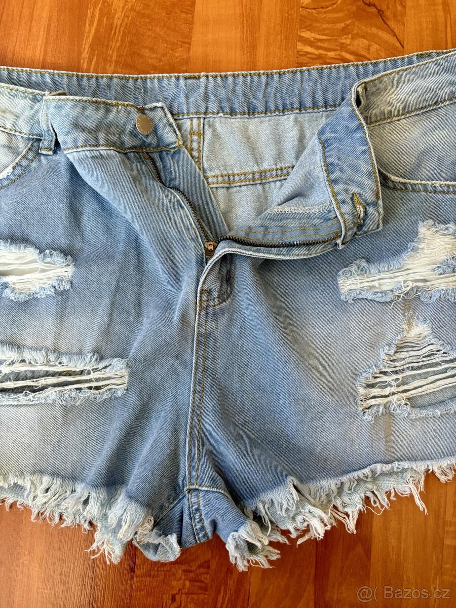 Denimové šortky - 4