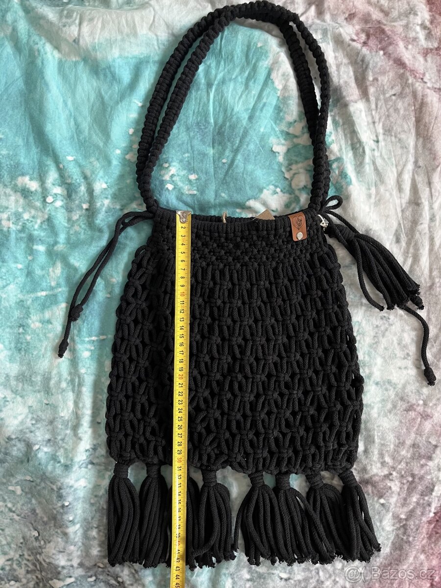 Síťovka macrame černá - 4