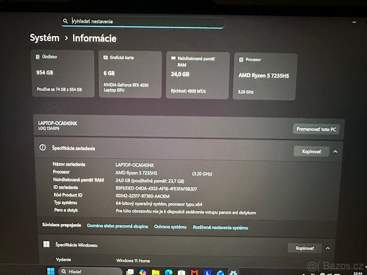 Lenovo LOQ 15ARP9 - 4