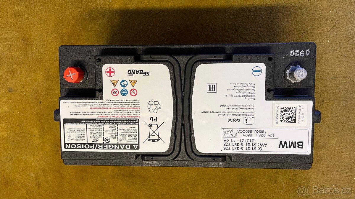 Autobaterie BMW X3 originál - 4