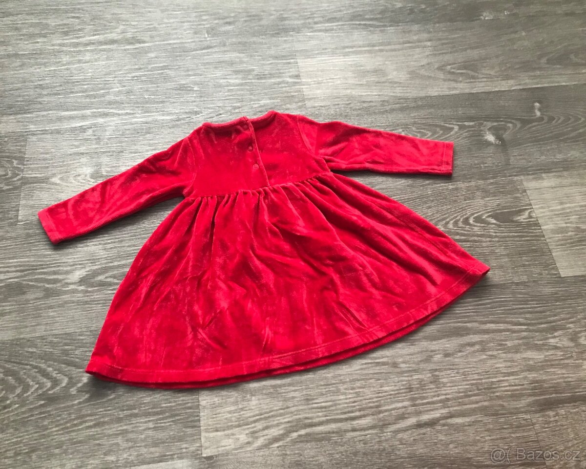 Vánoční šaty, vel. 6-9 měsíců - 4