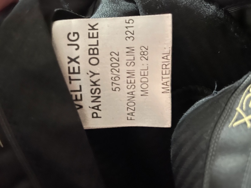 Nový pánský oblek Veltex - SLEVA - 4