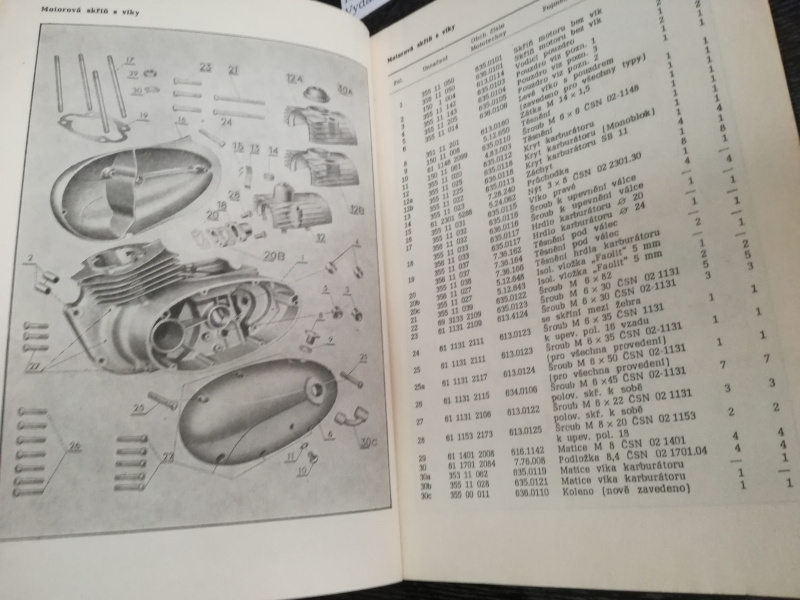 Jawa 125/355 a 175/356 katalog ND. Perfektní stav - 4