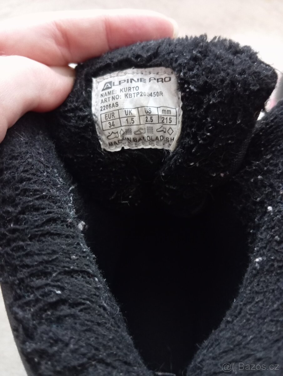 Zimní boty vel.34 - 4