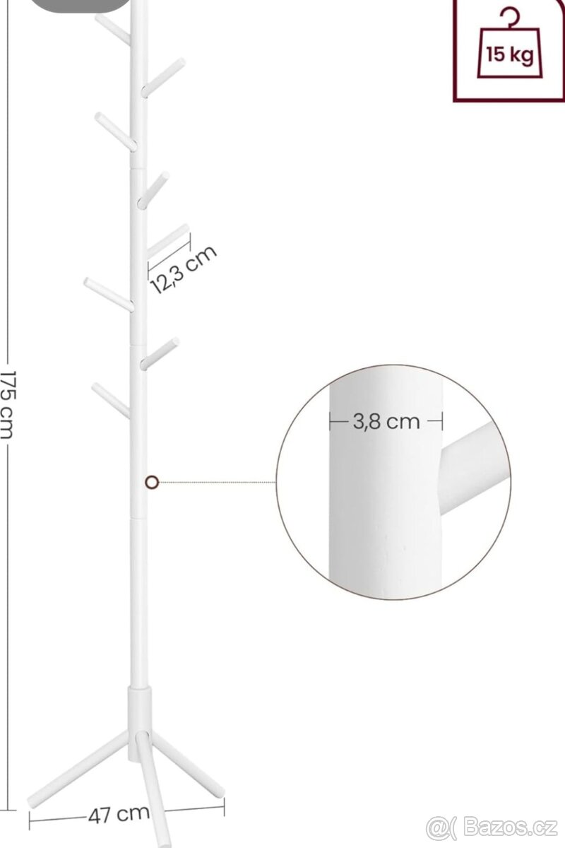 Nový rostoucí stojanový věšák - 4