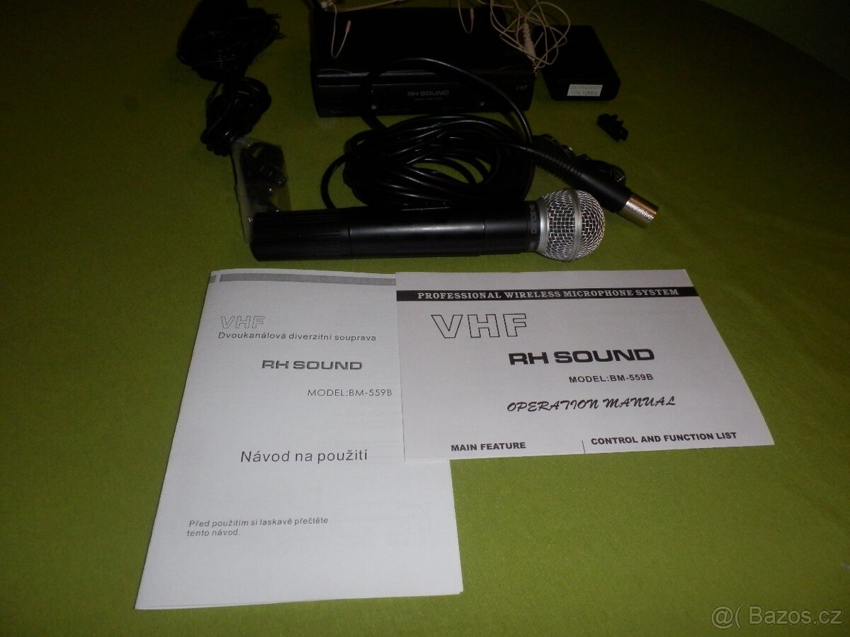 BEZDRÁTOVÝ MIKROFON RH SOUND BM 559 - 4