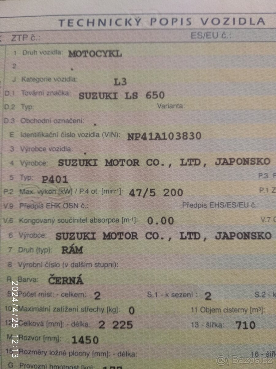 Suzuki savage p401 - 4