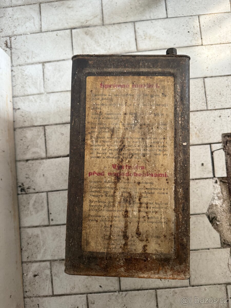 Plechovka Mobiloil - 4