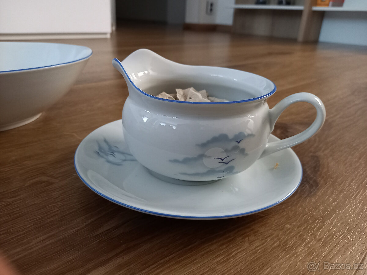 starožitný set MZ Czechoslovakia - polévkový - 4